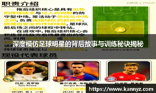 深度模仿足球明星的背后故事与训练秘诀揭秘